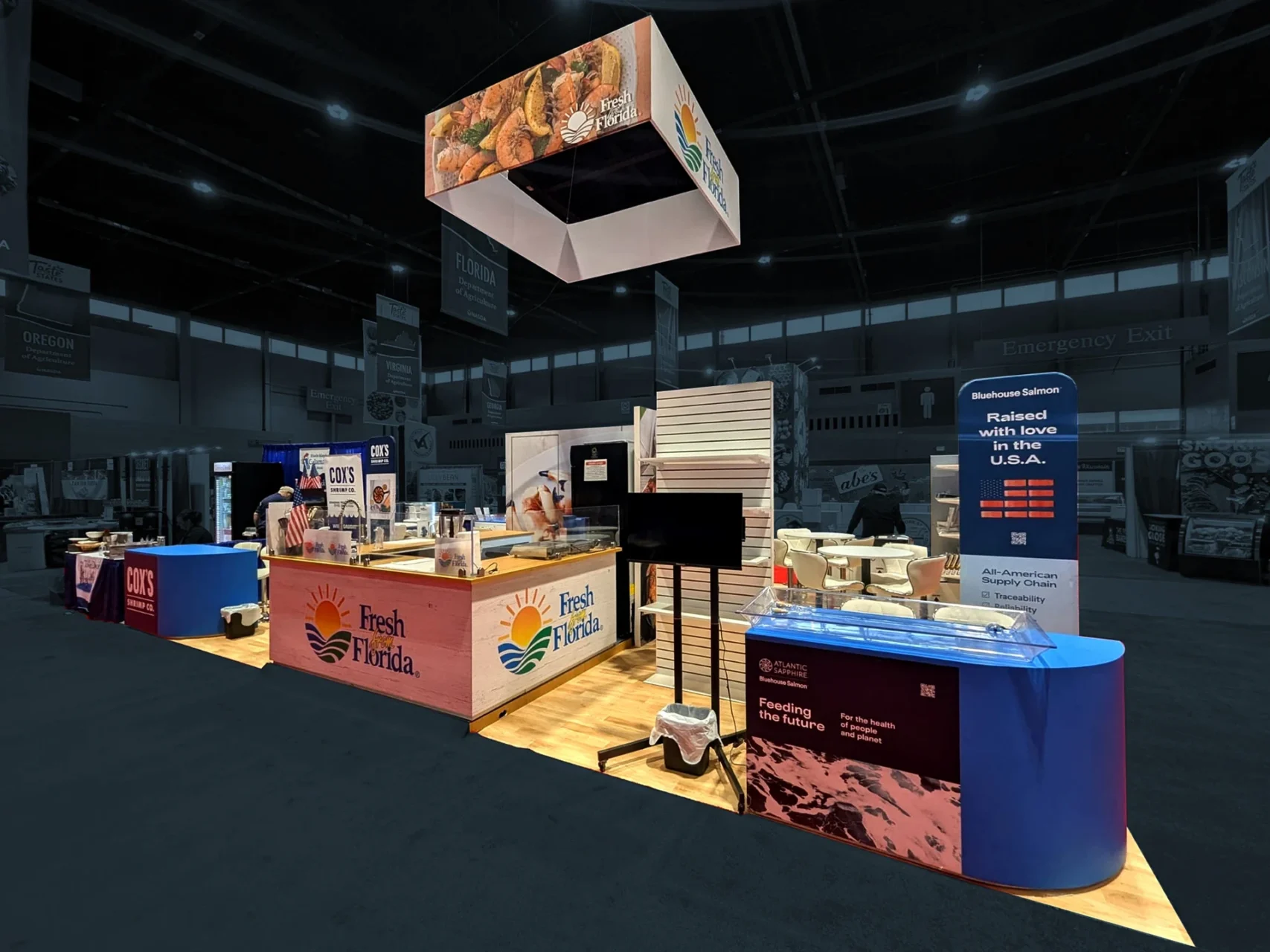 Trade show booth for Florida at NRA USA 2025
