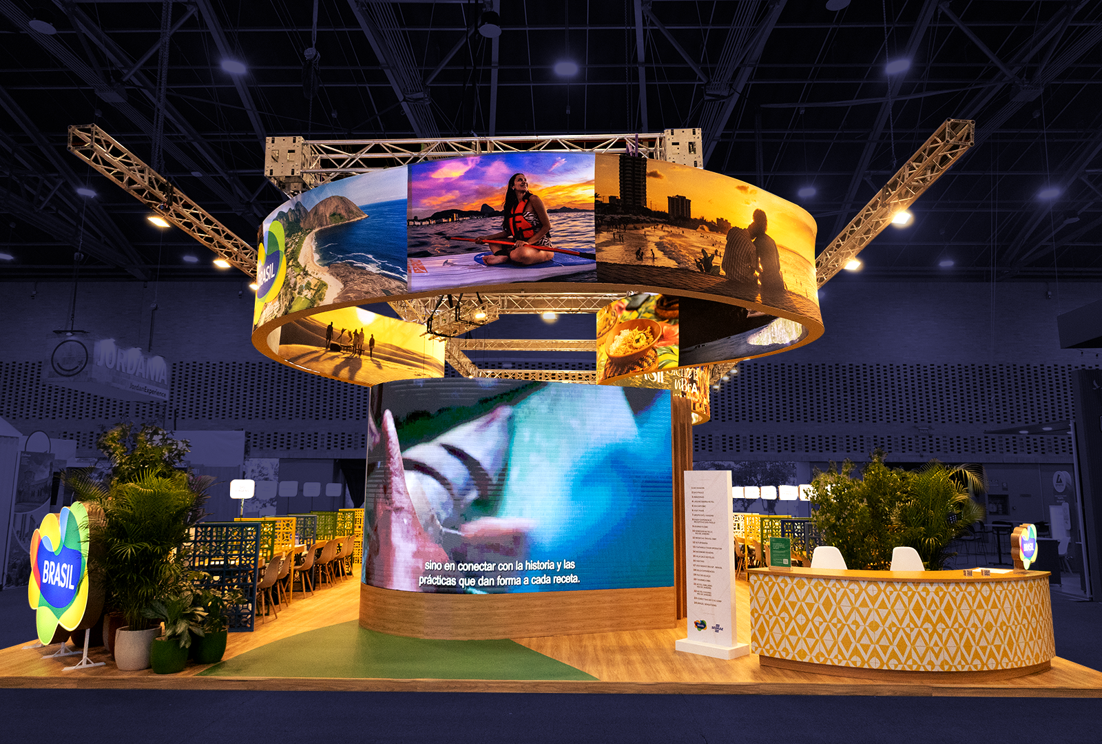 Diseño de stand internacional para Brasil en ANATO 2026 por Diper Exhibitions