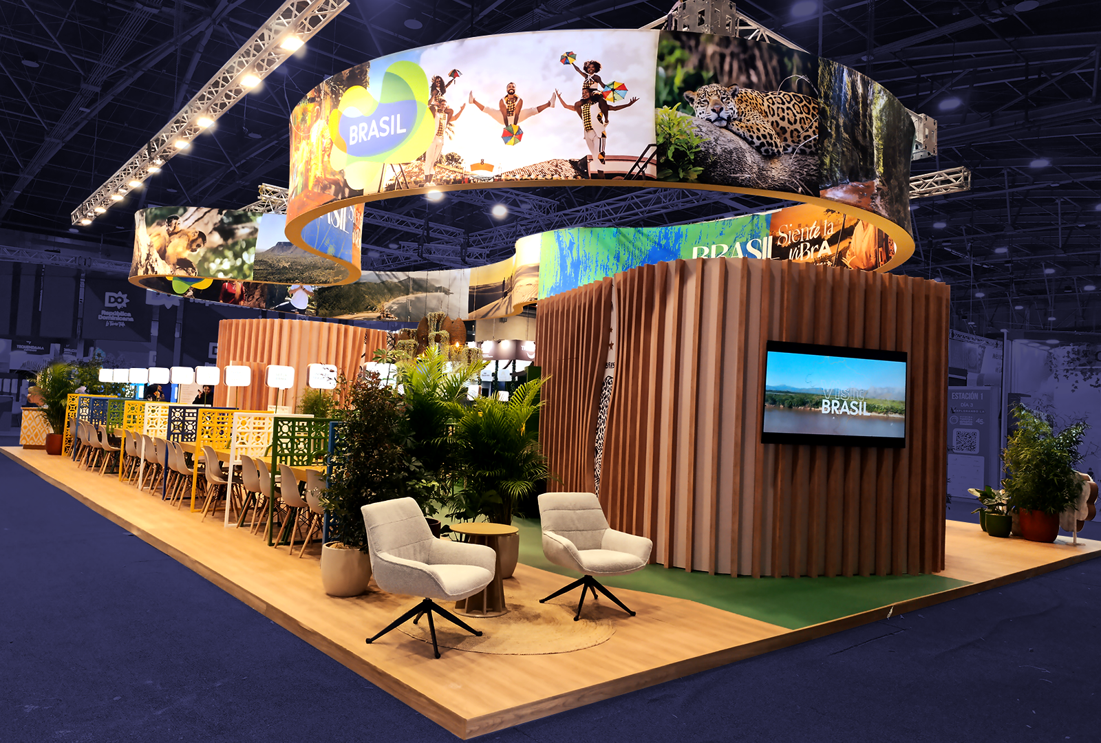 Diseño de stand internacional para Brasil en ANATO 2026 por Diper Exhibitions