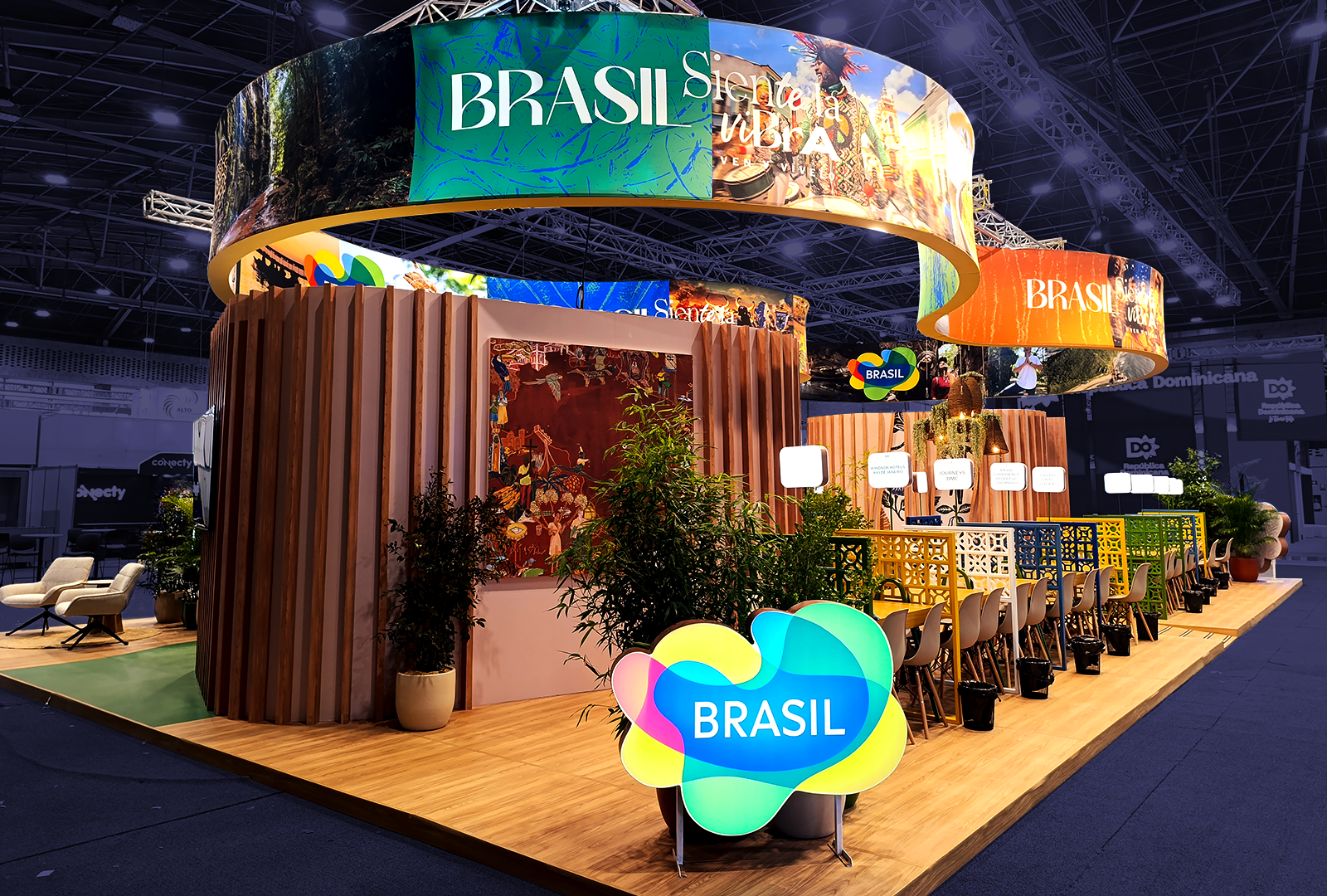 Diseño de stand internacional para Brasil en ANATO 2026 por Diper Exhibitions