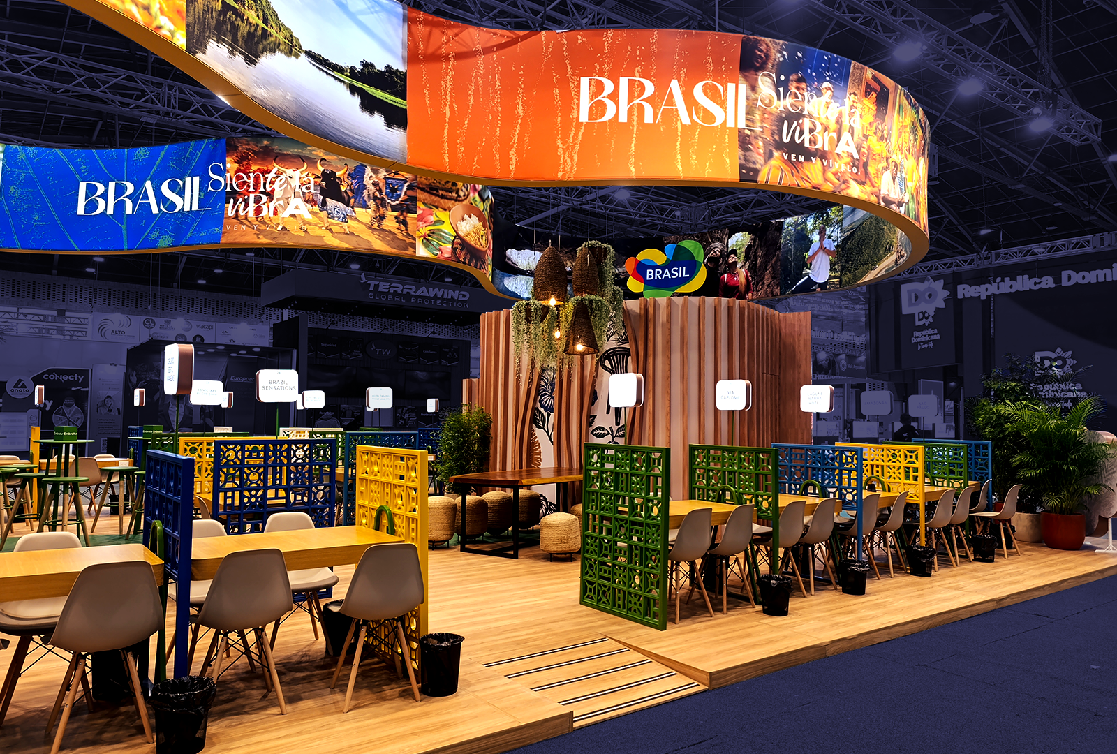 Diseño de stand internacional para Brasil en ANATO 2026 por Diper Exhibitions