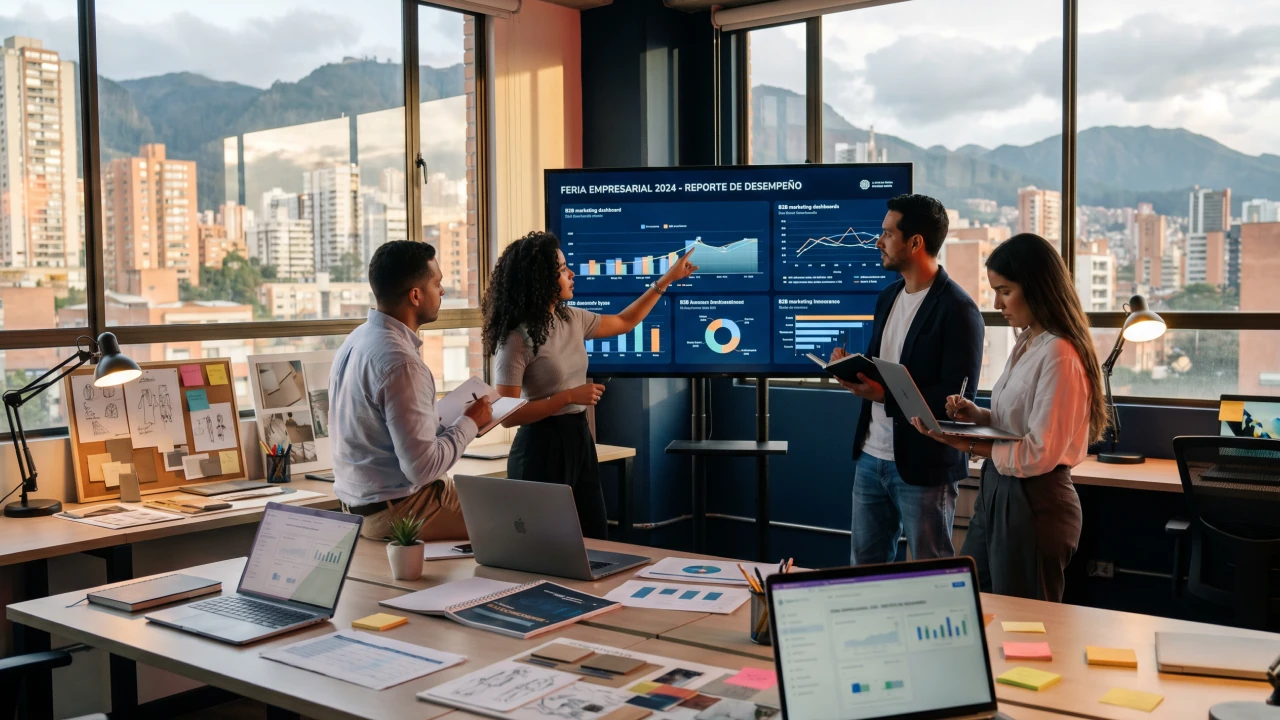 como calcular roi feria empresarial metricas marketing b2b