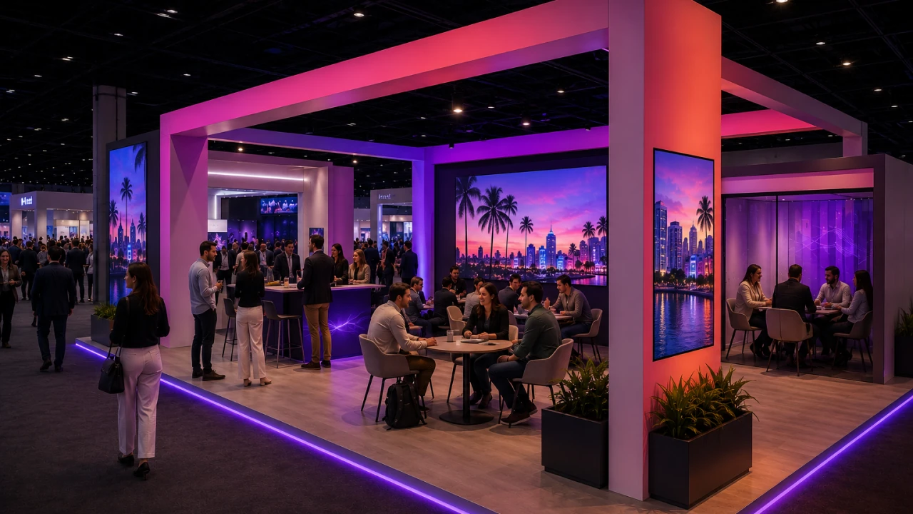 Diper Exhibitions Booths for International Brands at Trade Shows in the United States